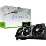 MSI NVIDIA GeForce RTX 5080 SUPRIM SOC 16GB GDDR7 Graphics Card PCIE 5.0 - 3.75 Slot - 1x 16 Pin Power - Minimum 850W PSU