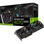 PNY NVIDIA GeForce RTX 4070 SUPER Gaming VERTO EPIC-X RGB Overclocked Triple Fan Graphics Card 12GB GDDR6X XLR8 Dual Slot - 1x 16 Pin Power (Power Adapter Included) - Minimum 700W PSU