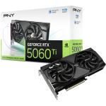 PNY NVIDIA GeForce RTX 5060 Ti 16GB GDDR7 Graphics Card PCIE 5.0 - 2 Slot - 1x 8 Pin Power - Minimum 600W PSU