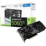 PNY NVIDIA GeForce RTX 5060 Ti 16GB GDDR7 Graphics Card PCIE 5.0 - 2 Slot - 1x 8 Pin Power - Minimum 600W PSU