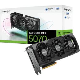PNY NVIDIA GeForce RTX 5070 12GB GDDR7 Graphics Card PCIE 5.0 - 2.4 Slot - 1x 16 Pin Power - Minimum 650W PSU