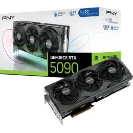 PNY NVIDIA GeForce RTX 5090 OC 32GB GDDR7 Graphics Card PCIE 5.0 - 3.5 Slot - 1x 16 Pin Power - Minimum 1000W PSU