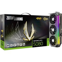 Zotac GAMING NVIDIA GeForce RTX 5080 AMP Extreme INFINITY 16GB GDDR7 Graphics Card 3.5 SLot - 1x 16 Pin Power - Minimum 800W PSU