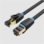 Vention IKABN Cat8 SFTP Patch Cable - 15m - Black Shielded