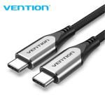 Vention TAAHG USB-C Cable - 1.5m - Gray USB 3.1 - Cotton Braided