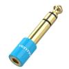 Vention VAB-S01-L  6.35mm Male to 3.5mm Female Audio Adapter Blue Aluminum Alloy Type
