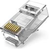 Vention IDGR0-10 Cat.6A UTP RJ45 Modular Plug Transparent 10 Pack Vention IDGR0-10 Cat.6A UTP RJ45 Modular Plug Transparent 10 Pack