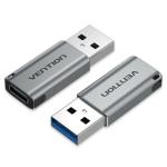 Vention CDPH0  USB 3.0 Male to USB-C Female Adapter Gray Aluminum Alloy Type