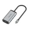 Vention TGSHB Multi-function USB-C Docking Station HDMI - VGA - USB3.0 3 - PD - 0.15m - Gray