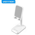 Vention KCQW0  Height Adjustable Desktop Cell Phone Stand White Aluminum Alloy Type