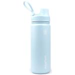 AquaFlask Original 532 mL (18oz) Water Bottle - Powder Blue, Keeps Drinks Cold for 24 Hours, Keeps Drinks Hot for 12 Hours, Double-walled stainless steel, BPA Free, Durable, Leak-Proof and Eco-Friendly, Designed in California