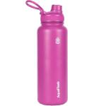 AquaFlask Original 1.18L (40oz) Water Bottle - Sorbet Pink, Keeps Drinks Cold for 24 Hours, Keeps Drinks Hot for 12 Hours, Double-walled stainless steel, BPA Free, Durable, Leak-Proof and Eco-Friendly, Designed in California
