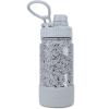 AquaFlask IL Terrazzo 414 mL (14oz) Water Bottle - Graphite , Keeps Drinks Cold for 24 Hours, Keeps Drinks Hot for 12 Hours, Double-walled stainless steel, BPA Free, Durable, Leak-Proof and Eco-Friendly, Designed in California AquaFlask IL Terrazzo 414 mL (14oz) Water Bottle - Graphite , Keeps Drinks Cold for 24 Hours, Keeps Drinks Hot for 12 Hours, Double-walled stainless steel, BPA Free, Durable, Leak-Proof and Eco-Friendly, Designed in California