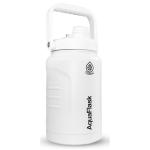 AquaFlask Growler 2.48 L (84oz) Water Bottle - Arctic White , Keeps Drinks Cold for 24 Hours, Keeps Drinks Hot for 12 Hours, Double-walled stainless steel, BPA Free, Durable, Leak-Proof and Eco-Friendly, Designed in California