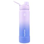 AquaFlask Dream 650 mL (22oz) Water Bottle - Moon Flower , Durable, Leak-Proof and Eco-Friendly, Keeps Drinks Cold for 24 Hours, Keeps Drinks Hot for 12 Hours, Double-walled stainless steel, BPA Free, Designed in California