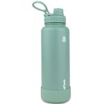 AquaFlask Earth 1.18 L (40oz) Water Bottle - Celadon Green , Keeps Drinks Cold for 24 Hours, Keeps Drinks Hot for 12 Hours, Double-walled stainless steel, BPA Free, Durable, Leak-Proof and Eco-Friendly, Designed in California