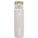 AquaFlask Earth Sip 710mL (24oz) Water Bottle - Fossil Grey , Keeps Drinks Cold for 24 Hours, Keeps Drinks Hot for 12 Hours, Double-walled stainless steel, BPA Free, Durable, Leak-Proof and Eco-Friendly, Designed in California