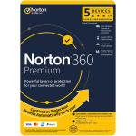 NortonLifeLock Norton 360 Premium - 1 User - 5 Devices - 12 Months 100GB PC Cloud Backup - Includes Secure VPN Generic ENR RSP DVDSLV GUM