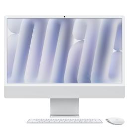 Apple iMac 24" 4.5K Retina Display with Apple M4 Chip - Silver 16GB RAM - 256GB Storage - 8 Core CPU - 8 Core GPU - 16 Core Neural Engine - 2x Thunderbolt 4 Ports - Magic Mouse - Magic Keyboard - No Ethernet