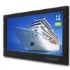Winmate Marine Panel PC - 24" Touchscreen - Intel Atom N2600 - 2x Giga LAN - 2x USB-A - 1x VGA - IP66 Proof - Safety Glass - Anti-Corrosion - Fanless