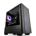 GGPC RX 6500 XT Gaming PC AMD Ryzen 5 5500 6 Cores / 12 Threads - 16GB RAM - 500GB NVMe SSD - AMD Radeon RX6500XT 4GB Graphics - WiFi 5 + Bluetooth - Windows 11 Home