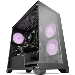 GGPC RX 7600 Gaming PC AMD Ryzen 5 5500 6 Cores / 12 Threads - 16GB RAM - 500GB NVMe SSD - AMD Radeon RX7600 8GB Graphics - WiFi + Bluetooth - Windows 11 Home