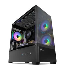 GGPC RTX 3050 Gaming PC AMD Ryzen 5 5500 6 Cores / 12 Threads - 16GB RAM - 1TB NVMe SSD - NVIDIA GeForce RTX3050 6GB Graphics - WiFi 6 + Bluetooth - Windows 11 Home