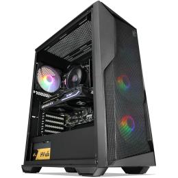 GGPC RTX 4060 Ti Gaming PC AMD Ryzen 5 5600 6 Cores / 12 Threads - 16GB RAM - 1TB NVMe SSD - NVIDIA GeForce RTX4060Ti 8GB Graphics - WiFi AC + Bluetooth - Windows 11 Home