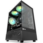 GGPC RX 7600 Gaming PC AMD Ryzen 5 5600 6 Cores / 12 Threads - 16GB RAM - 1TB NVMe SSD - AMD Radeon RX7600 8GB Graphics - WiFi + Bluetooth - Windows 11 Home