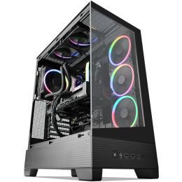 GGPC RX 9070 XT Gaming PC AMD Ryzen 5 9600X 6 Cores / 12 Threads - 32GB RAM - 1TB NVMe SSD - AMD Radeon RX9070XT 16GB Graphics - AX WiFi + Bluetooth - Windows 11 Home