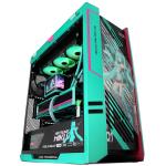 GGPC MIKU Limited Edition RTX 5080 Gaming PC AMD Ryzen 7 9800X3D 8 Cores / 16 Threads - 64GB RAM - 2TB Gen5 SSD - NVIDIA GeForce RTX5080 16GB Graphics - WiFi + Bluetooth - Windows 11 Home