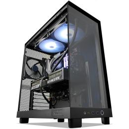 GGPC RTX 5070 Ti Gaming PC AMD Ryzen 7 9700X 8 Cores / 16 Threads with Water Cooling - 32GB DDR5 RAM - 2TB NVMe SSD - NVIDIA GeForce RTX5070Ti 16GB Graphics - WiFi 6 + Bluetooth - Windows 11 Home