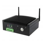 iBASE ASB200-915-i5-DC Embedded Computing (ASB), Chassis with IB915AF-6300 embedded board , w/ Intel Core i5-6300U (2.4GHz/3.0GHz) onboard, 4 x COM, desktop stand & mounting brackets , DDR3L 2GB x 2, 84W power adapter x 1 DC-jack type, w/o