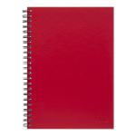 Icon ISNBHC005 Spiral Notebook - A4 Hard Cover Red 200 pg