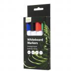 Okin IWMASST4 Whiteboard Marker Bullet Tip Asst - 4 Pack