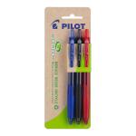 Pilot 20085  BeGreen G-Knock Gel Fine Assorted Pens, Pack of 3 HS