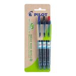 Pilot 20501 BeGreen B2P Gel Pen Fine Assorted  - Pack of 3