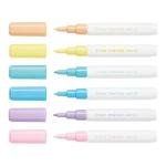 Pilot 20774 Pintor Marker Pastel Colours Extra Fine Tip - Pack of 6