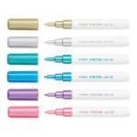 Pilot 20775 Pintor Marker Extra Fine Metallic - Pack of 6