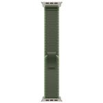 Apple 49mm Trail Loop M/L Natural Titanium Finish - Green/Neon Compatible with Apple Watch Ultra(49mm)