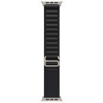 Apple 49mm Alpine Loop Large Natural Titanium Finish - Black - Compatible with Apple Watch Ultra(49mm)