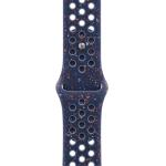 Apple 42mm Nike Sport Band S/M - Blue Ribbon - Compatible with Apple Watch Series 11/10(42mm), 7(41mm), Series 8(41mm), Series9(41mm)