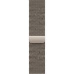Apple 46mm Milanese Loop S/M - Natural - Compatible with Apple Watch Series 10/11 (46mm)
