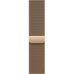 Apple 46mm Milanese Loop S/M - Gold - Compatible with Apple Watch Series 10/11 (46mm)