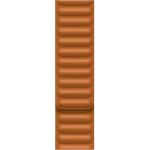 Apple 45mm Golden Brown Leather Link - S/M