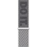 Apple 45mm Nike Sport Loop - Summit White/Black - Compatible with Apple Watch Series 7(45mm), Series 8(45mm), Ultra(49mm)
