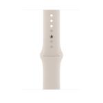 Apple 45mm Sport Band - Starlight, S/M, Compatible with Apple Watch Series 7(45mm), Series 8(45mm), Series9(45mm)