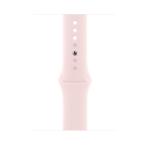 Apple 45mm Sport Band - Light Pink, S/M, Compatible with Apple Watch Series 7(45mm), Series 8(45mm), Series9(45mm)