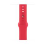 Apple 45mm Sport Band - (PRODUCT)RED, M/L, Compatible with Apple Watch Series 7(45mm), Series 8(45mm), Series9(45mm)