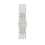 Apple 45mm Nike Sport Band - Pure Platinum, S/M - Compatible with Apple Watch Series 7(45mm), Series 8(45mm), Series9(45mm)
